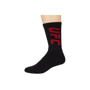 UFC Crew Socks Black/Red One Size